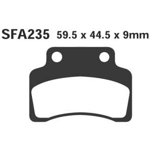 PASTIGLE FRENO EBC MESCOLA CARBON SCOOTER CODICE R2323500