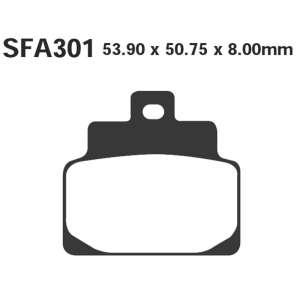 PASTIGLE FRENO EBC MESCOLA CARBON SCOOTER CODICE R2330100