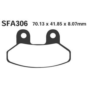 PASTIGLE FRENO EBC MESCOLA CARBON SCOOTER CODICE R2330600