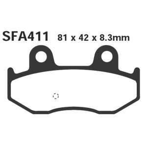 PASTIGLE FRENO EBC MESCOLA CARBON SCOOTER CODICE R2341100