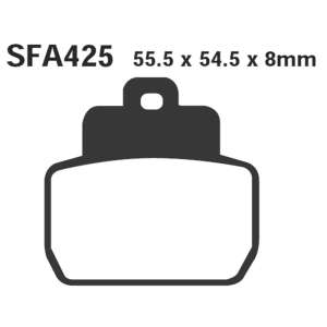PASTIGLE FRENO EBC MESCOLA ORGANICA SCOOTER CODICE R1642500