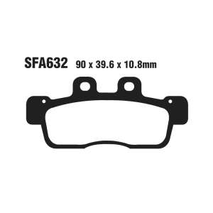 PASTIGLE FRENO EBC MESCOLA ORGANICA SCOOTER CODICE R1663200