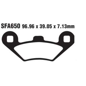 PASTIGLE FRENO EBC MESCOLA ORGANICA SCOOTER CODICE R1665000