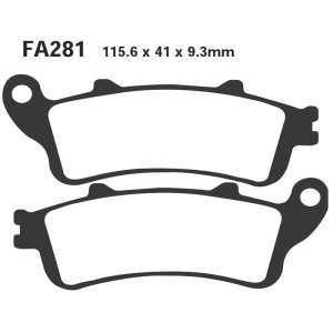 PASTIGLE FRENO EBC MESCOLA SINTER SCOOTER CODICE R1728100