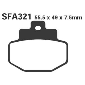 PASTIGLE FRENO EBC MESCOLA SINTER SCOOTER CODICE R1732100
