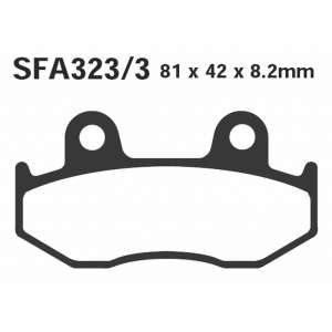PASTIGLE FRENO EBC MESCOLA SINTER SCOOTER CODICE R1732303