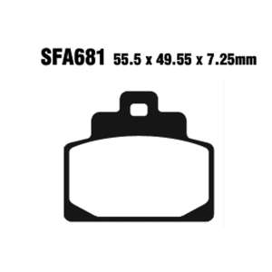 PASTIGLE FRENO EBC MESCOLA SINTER SCOOTER CODICE R1768100