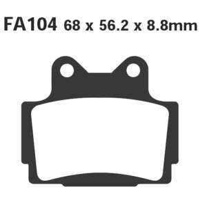 PASTIGLE FRENO EBC MESCOLA SINTER MOTO CODICE R1810400