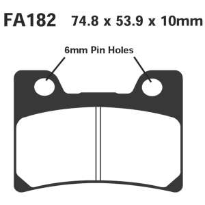 PASTIGLE FRENO EBC MESCOLA SINTER MOTO CODICE R1818200