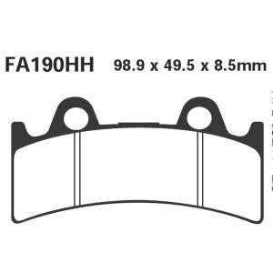 PASTIGLE FRENO EBC MESCOLA SINTER MOTO CODICE R1819000