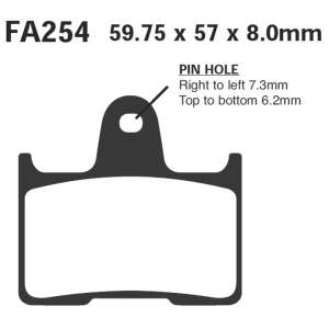 PASTIGLE FRENO EBC MESCOLA SINTER MOTO CODICE R1825400