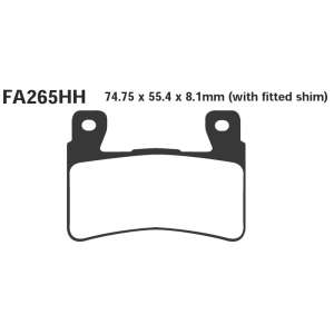 PASTIGLE FRENO EBC MESCOLA SINTER MOTO CODICE R1826500