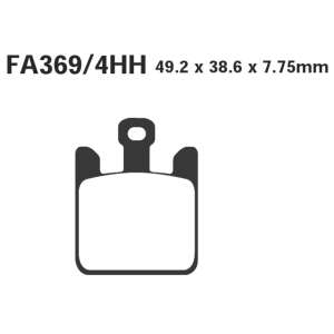 PASTIGLE FRENO EBC MESCOLA SINTER MOTO CODICE R1836904