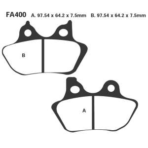 PASTIGLE FRENO EBC MESCOLA SINTER MOTO CODICE R1840000