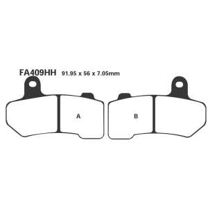 PASTIGLE FRENO EBC MESCOLA SINTER MOTO CODICE R1840900