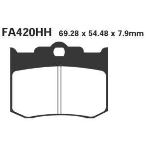 PASTIGLE FRENO EBC MESCOLA SINTER MOTO CODICE R1842000