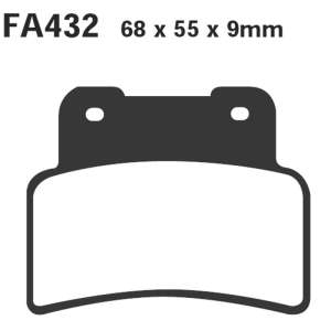 PASTIGLE FRENO EBC MESCOLA SINTER MOTO CODICE R1843200