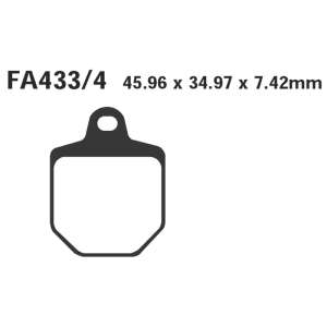 PASTIGLE FRENO EBC MESCOLA SINTER MOTO CODICE R1843304