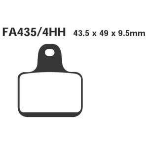 PASTIGLE FRENO EBC MESCOLA SINTER MOTO CODICE R1843504