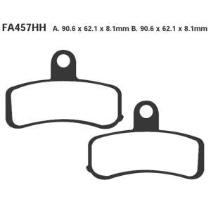 PASTIGLE FRENO EBC MESCOLA SINTER MOTO CODICE R1845700