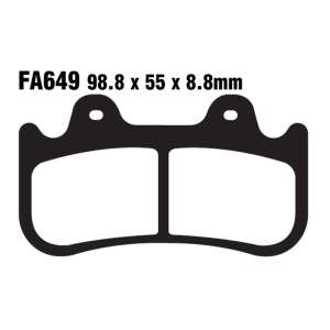PASTIGLE FRENO EBC MESCOLA SINTER MOTO CODICE R1864900