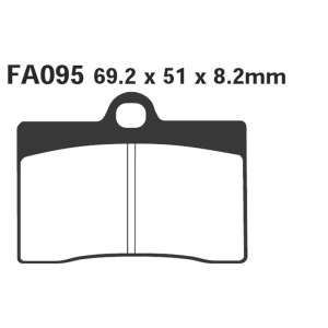 PASTIGLE FRENO EBC MESCOLA RACING MOTO CODICE R2109500