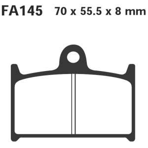 PASTIGLE FRENO EBC MESCOLA RACING MOTO CODICE R2114500