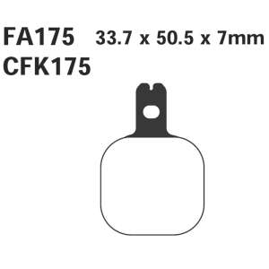 PASTIGLE FRENO EBC MESCOLA RACING MOTO CODICE R2117500