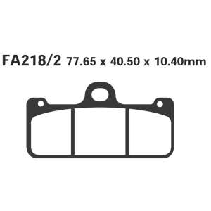 PASTIGLE FRENO EBC MESCOLA RACING MOTO CODICE R2121802