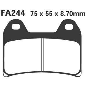 PASTIGLE FRENO EBC MESCOLA RACING MOTO CODICE R2124400