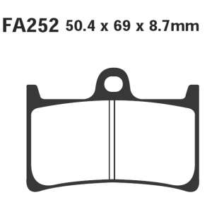 PASTIGLE FRENO EBC MESCOLA RACING MOTO CODICE R2125200