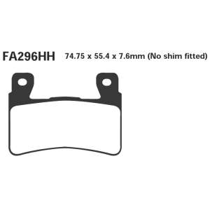 PASTIGLE FRENO EBC MESCOLA RACING MOTO CODICE R2129600