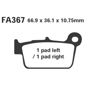 PASTIGLE FRENO EBC MESCOLA RACING MOTO CODICE R2136700