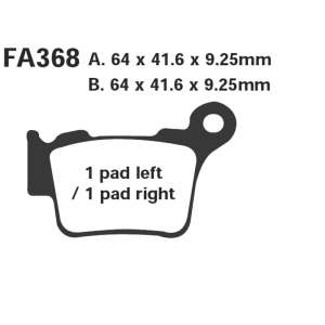PASTIGLE FRENO EBC MESCOLA RACING MOTO CODICE R2136800