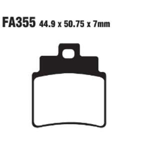 PASTIGLE FRENO EBC MESCOLA CARBON SCOOTER CODICE R2335504