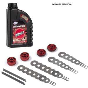 Kit fork-pistoni compressione-estensione. Lamelle/olio PER KAWASAKI Z1000  1000 ANNO  2007 - 2009