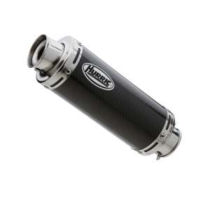 Scarico KAWASAKI Z750 anno  2004 - 2005 - 2006   terminale di scarico HURRIC Supersport Slip on in carbonio colore carbonio