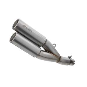 Scarico KTM 1290 Super Duke R 2015 - 2016  .  SHARK Track 1000 Slip on terminale di scarico acciaio inossidabile spazzolato colore argento