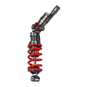 MONO posteriore - Vaschetta unita - Regolazioni: precarico molla idraulico  estensione   doppia compressione   interasse regolabile   molla Rossa PER APRILIA RSV1000R  1000 ANNO  2004 - 2008