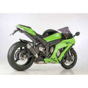 Scarico KAWASAKI ZX-10RR 2017 - 2018  .  SHARK Factory Slip on terminale di scarico carbonio colore carbonio