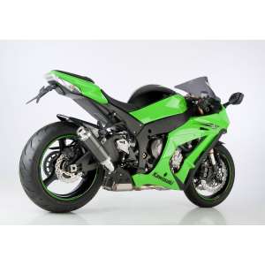 Scarico KAWASAKI ZX-10R anno  2016 - 2017 - 2018   terminale di scarico HURRIC Supersport Slip on in carbonio colore carbonio