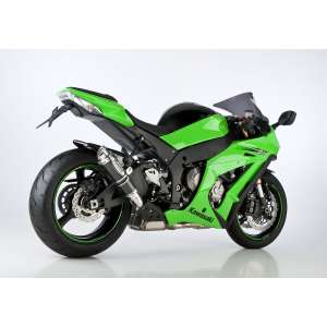 Scarico KAWASAKI ZX-10R anno  2016 - 2017 - 2018   terminale di scarico HURRIC SP Slip on in carbonio colore carbonio