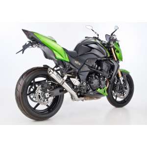 Scarico KAWASAKI Z750 anno  2004 - 2005 - 2006   terminale di scarico HURRIC SP Slip on in acciaio inossidabile lucidato colore argento