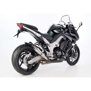 Scarico KAWASAKI Z1000 SX anno  2014 - 2015 - 2016   terminale di scarico HURRIC SP Slip on in acciaio inossidabile lucidato colore argento
