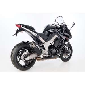 Scarico KAWASAKI Z1000 SX 2017 - 2018  .  SHARK Factory Slip on terminale di scarico Alluminio anodizzato colore nero