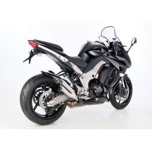 Scarico KAWASAKI Z1000 SX anno  2011 - 2012 - 2013 - 2014 - 2015 - 2016   terminale di scarico HURRIC Pro 2 Slip on in acciaio inossidabile lucidato colore argento
