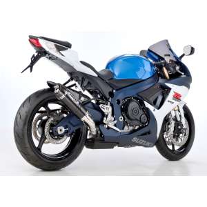 Scarico SUZUKI GSX-R 600 2011 - 2012 - 2013 - 2014 - 2015 - 2016  .  SHARK Street GP Slip on terminale di scarico carbonio colore carbonio