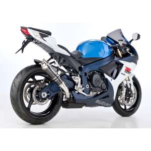 Scarico SUZUKI GSX-R 600 anno  2008 - 2009 - 2010   terminale di scarico HURRIC SP Slip on in carbonio colore carbonio