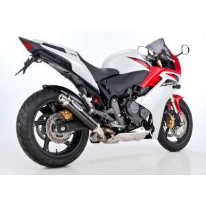 Scarico HONDA CB600 Hornet anno  2007 - 2008 - 2009 - 2010 - 2011 - 2012 - 2013   terminale di scarico HURRIC Supersport Slip on in carbonio colore carbonio