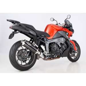 Scarico BMW K 1300 S anno  2009 - 2010 - 2011 - 2012 - 2013 - 2014 - 2015 - 2016   terminale di scarico HURRIC Rac 1 Slip on in carbonio colore carbonio